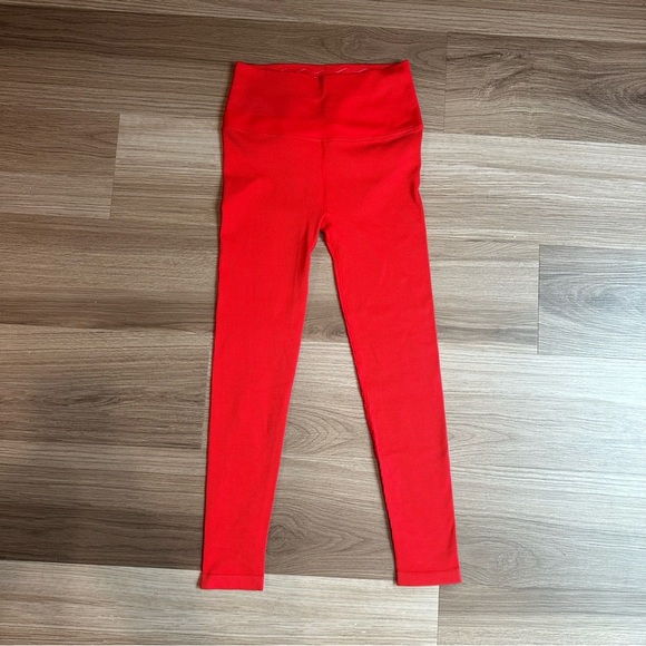 Spiritual Gangster women’s red legging size XS / S sculpt 7/8 length workout - Picture 1 of 6